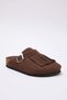 Brown Tassel Detailed Closed Front Flat Women's Sabo Slippers Takaw26Te00001 - 2