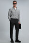Lamira Men's Basic Shirt Comfort Slim Fit Gray - 2