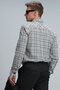 Lamira Men's Basic Shirt Comfort Slim Fit Gray - 6
