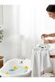 Extra Soft Cotton Girls' and Boys' Newborn/Baby Bath Swaddle Towel White/Polar Bear - 4
