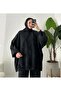 طقم نسائي مريح وأنيق بقماش ثنائي الخيوط وغسل ناعم، بقصة واسعة - 9033-9034 - 5