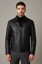 Genuine Leather Men's Jacket - Shirt Collar, Comfortable Fit - 4
