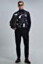 Dora Smart Men's Chino Trousers Slim Fit Navy Blue