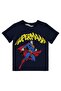 Superman Printed T-Shirt for Ages 2-5 - Navy Blue - 2