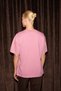 Jemmy Women's 100% Organic Cotton Relaxed Fit Slit Round Neck Dusty Rose T-Shirt - 5