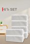 6 Pieces of Baseboard and Sofa Bed Type Skirting Board 64 X 45 X 22 cm Striped