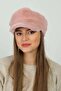 Powder Soft Textured Plush Cap Women's Hat - 2
