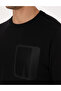 Black Regular Fit Crew Neck Sweatshirt 50317658-Vr046 - 7