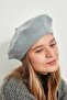 Gray Woolen Painter Women's Beret - 4