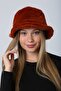 Tile Soft Textured Plush Bucket Women's Hat - 5