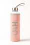 Glass Flask with Plush Cover 600 ml Light Pink - 3