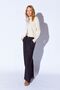 Soft Textured Zippered Women's Knitwear Cardigan Stone |   Mkw539427-01 - 3
