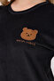 Stella Lauren Kadife Uzunkol Women's Black Pajama Set - 5