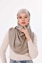 Antique Beige Shawl Silky Series, the Front Is Light Glossy the Back Is Matte - 6