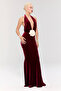 Alhambra Burgundy Gown - 3