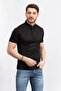 Men's Polo Neck T-Shirt Black - 2