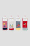 12 Pairs of Cotton Girls' and Baby Socks - 5