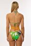 4626 طقم بيكيني منقوش باللون الأخضر - 2
