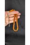 Special Gift for Your Loved One: Amber Bead Prayer Rope, Dark Yellow Color, H-1317. - 2