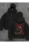 Snow Masked Ninja Unisex Sweatshirt Cardigan 2Strands Thick Fleece
