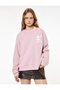 Fleece-Lined Stitch Licensed Printed Long Sleeve Crew Neck Oversized Sweatshirt - 3