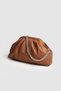 La'Graccio Paris Women's Sofia Velvet Stone Portfolio- Strap Bag Stone Tan Suede - 5