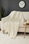 Knitwear Pompom Tv Blanket - Knee Shawl - Woven Sofa Cover