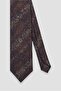 Tie 8 cm Microfiber Polyester Brown Men's Patterned Tie - 2