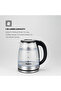 1.8L Glass Body Electric Kettle – Fast Boil, Stainless Steel Heating Plate, Auto Shut-Off - 2