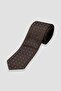 Tie 8 cm Microfiber Polyester Light Brown Men's Patterned Tie