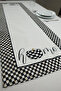 40x140cm Woven Stain Resistant Printed Premium Thai Feather Fabric Tablecloth Runner Washable - 4