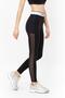 Women's Brand Logo Elastic Band High Waisted Breathable Fabric Sporty Look - 2