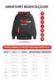 Hooded Sweatshirt Women Men Bear Colored Design Hooded Sweatshirt - 8