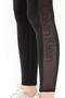 Women's Brand Logo Elastic Band High Waisted Breathable Fabric Sporty Look - 4
