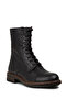 Genuine Leather Men's Black Boots - 2