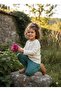 Button Detailed Ribbed Kids Knitwear Leggings - 3