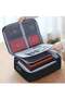 Waterproof 3-Layer Document Bag with Password Lock - Passport & Document Organizer