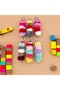 Furry Plush Colorful Caterpillar Keychain 1Pcs