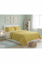 Flower Patterned Baby and Kids Printed Single Pique Set 160x230 Yellow - 2