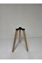 50 cm Raw Wooden Conical Foot - Set of 3 Three-Input Connection Apparatus and Screws Included - 2
