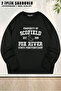 Unisex Loose Fit Prison Break Scofield Printed Design Oversized Crew Neck Sweatshirt