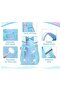 Kids Blue and Pink School Backpack - 3