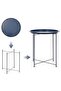 Table for Living Room Coffee Tray Side Serving Table Blue - 2