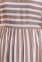 Striped Balloon Sleeve Dress 44546 - 4