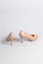 Seç 224 Genuine Leather Stiletto Shoes (7cm) Mink - 4