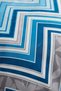Single Blue Geometric Duvet Cover Set - 3