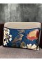 9372-dark blue Rectangular Throw Pillow - 5