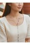 Women's Colorful Y Necklace Steel - 2