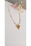 Steel Necklace Women's Heart Dorica Chain Necklace 316L Undarked Color Atmaz 45 cm Anti Alergic - 8