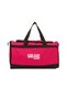 Unisex Fuchsia Sports Bag with Shoe Compartment Gym Fitness Bag Travel Bag - 3